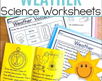 Weather Worksheets: Science Reading Passages and Activities (PDF Download)