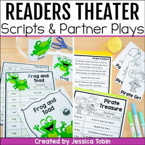 Reader&#39;s Theater Scripts - 3, 4, or 2 Person Readers Theater - Fluency Practice, Partner Plays, Reading Comprehension and Fluency Skills