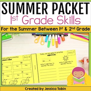 Zomerpakket eerste klas - zomerrecensiepakket - leuk activiteitenpakket eindejaar voor thuisschoolleerlingen