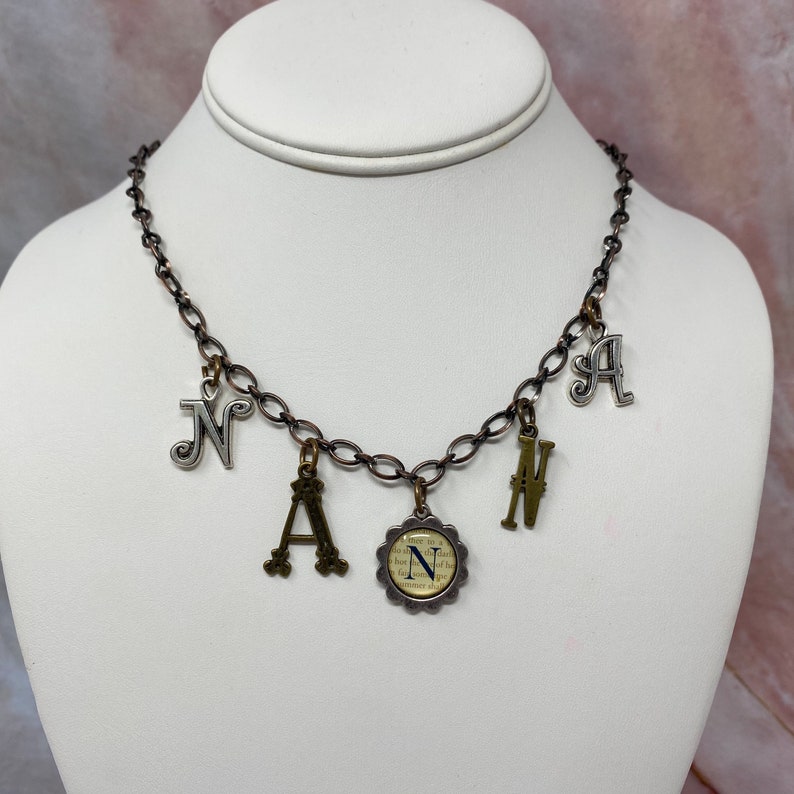 Nanna Necklace Adjustable Vintage Inspired