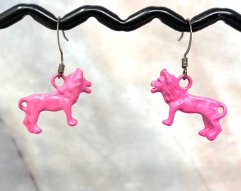 Pink Tiger Earrings