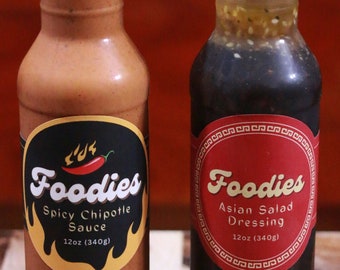 Bundle (720ml/24oz): Spicy Chipotle & Asian Salad Dressing