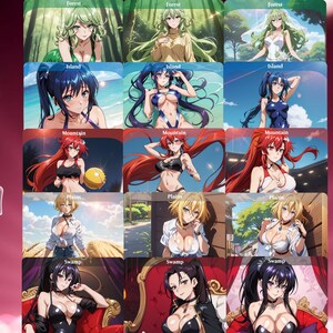 45x MTG Anime Waifu Full Art Lands - Etsy