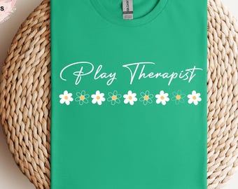 Minimalist Play Therapist Shirt, Play Therapy Tee Shirt, Gifts for OT Therapist, Occupational Therapy Shirt, Pediatric Speech Therapy Shirts