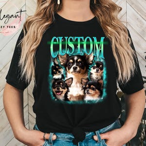 Custom Bootleg Rap PET T-Shirt, Custom Pet Bootleg T-Shirt, Custom Retro Graphic Tee, 90s Shirt, Dog Bootleg Shirt, Your Own Bootleg Shirt