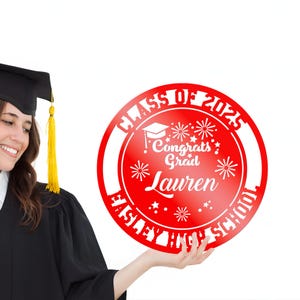 Personalized Class of 2025 Graduation Party Sign. Graduation Decorations 2025 Graduation Gifts,Class of 2025 Sign, Custom Gift