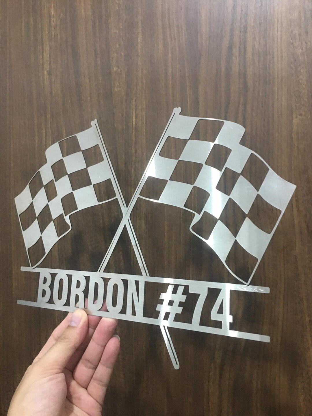 Custom Metal Race Car Sign: Personalized Home Decor - Etsy