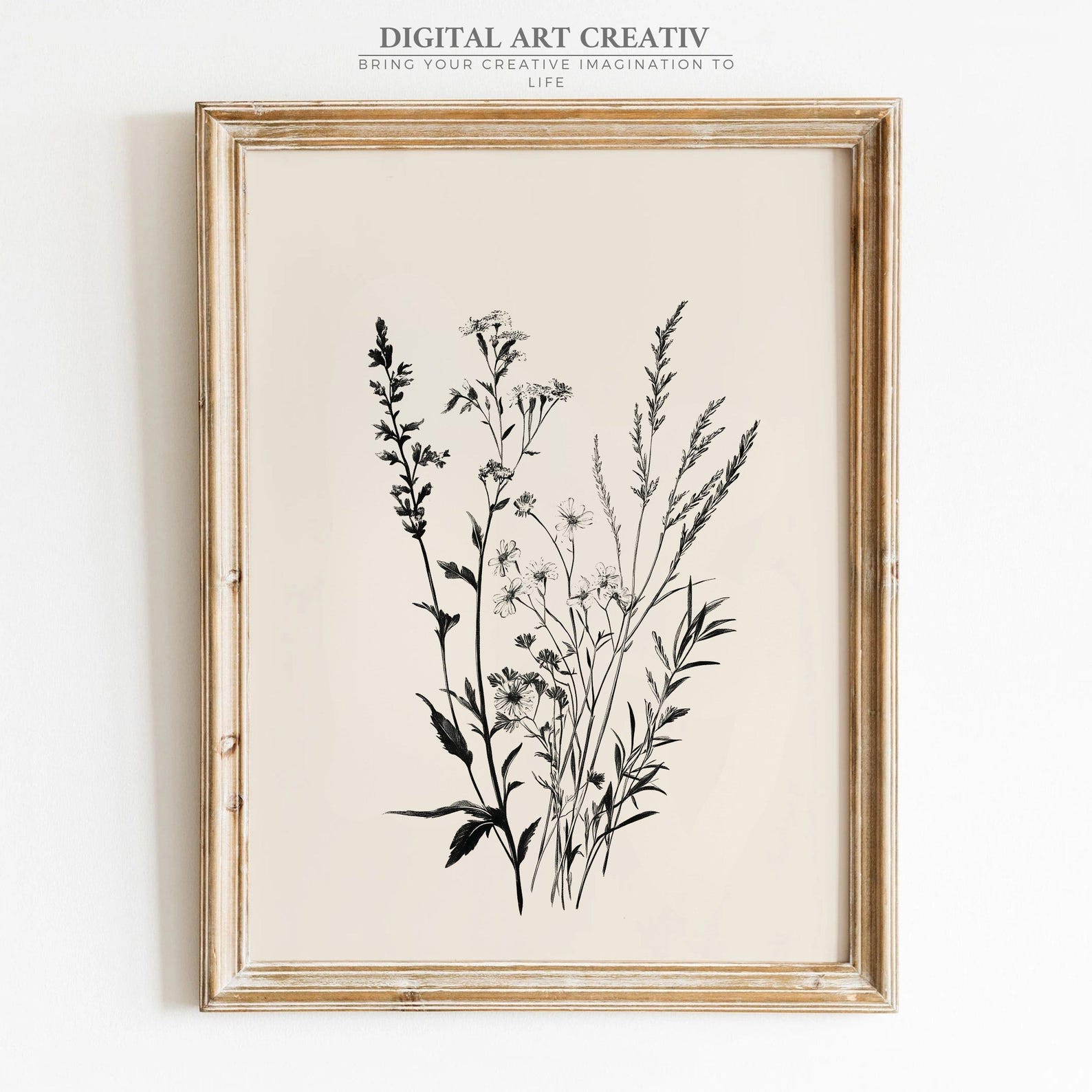 Photo inspiration: Fresh Look at Rustic Floral Pencil Drawing