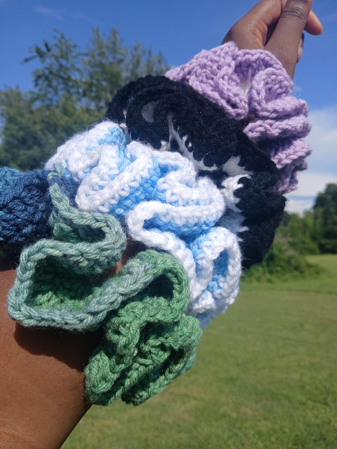 decorative-crochet-scrunchies-etsy