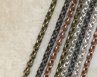 10 pc...30 inch Rolo Link Chains..........................Mix and Match...........