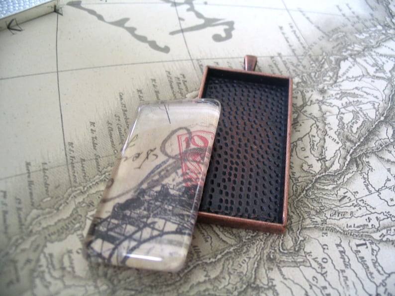 10 Rectangle Pendant Trays...mix and Match Your Colors...size Etsy