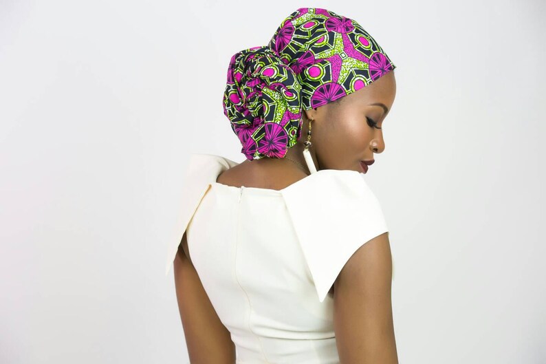 Ankara head wrap, Ankara head scarf, African head wrap, Ankara headwrap, African head scarf, African headwrap, African clothing headwrap image 3