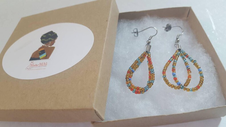Christmas gift her Christmas gift women Bead earrings Bead jewelry Gifts Beaded earrings Beaded jewelry Gift for her Gift for women