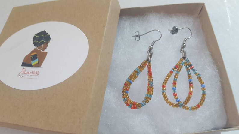 Christmas gift her Christmas gift women Bead earrings Bead jewelry Gifts Beaded earrings Beaded jewelry Gift for her Gift for women