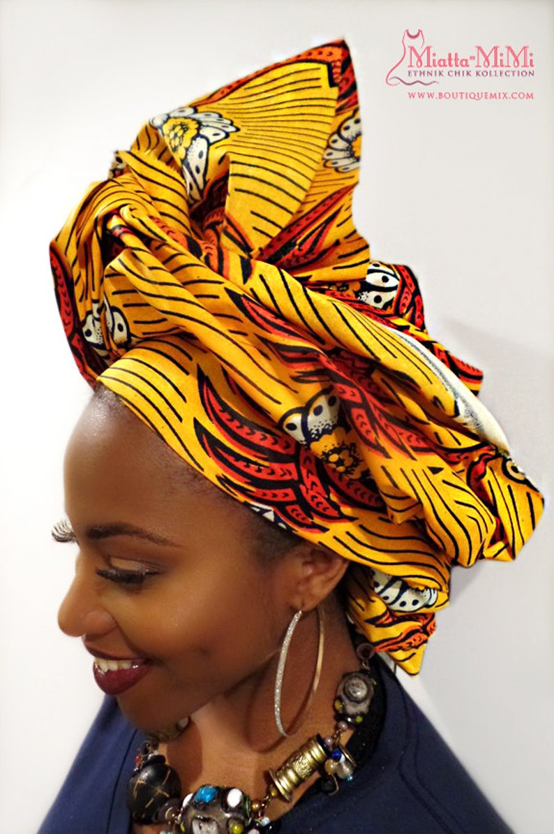 African head wrap African clothing Ankara head wrap head Etsy