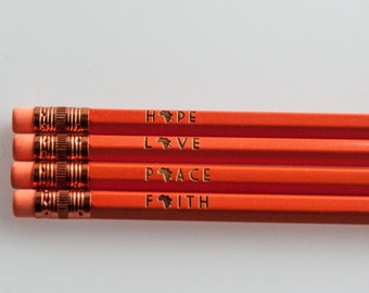 pencils, engraved pencils, pencil gifts, teacher gifts, quote pencils, graduation gift, party favors, cute pencils, back to school gifts