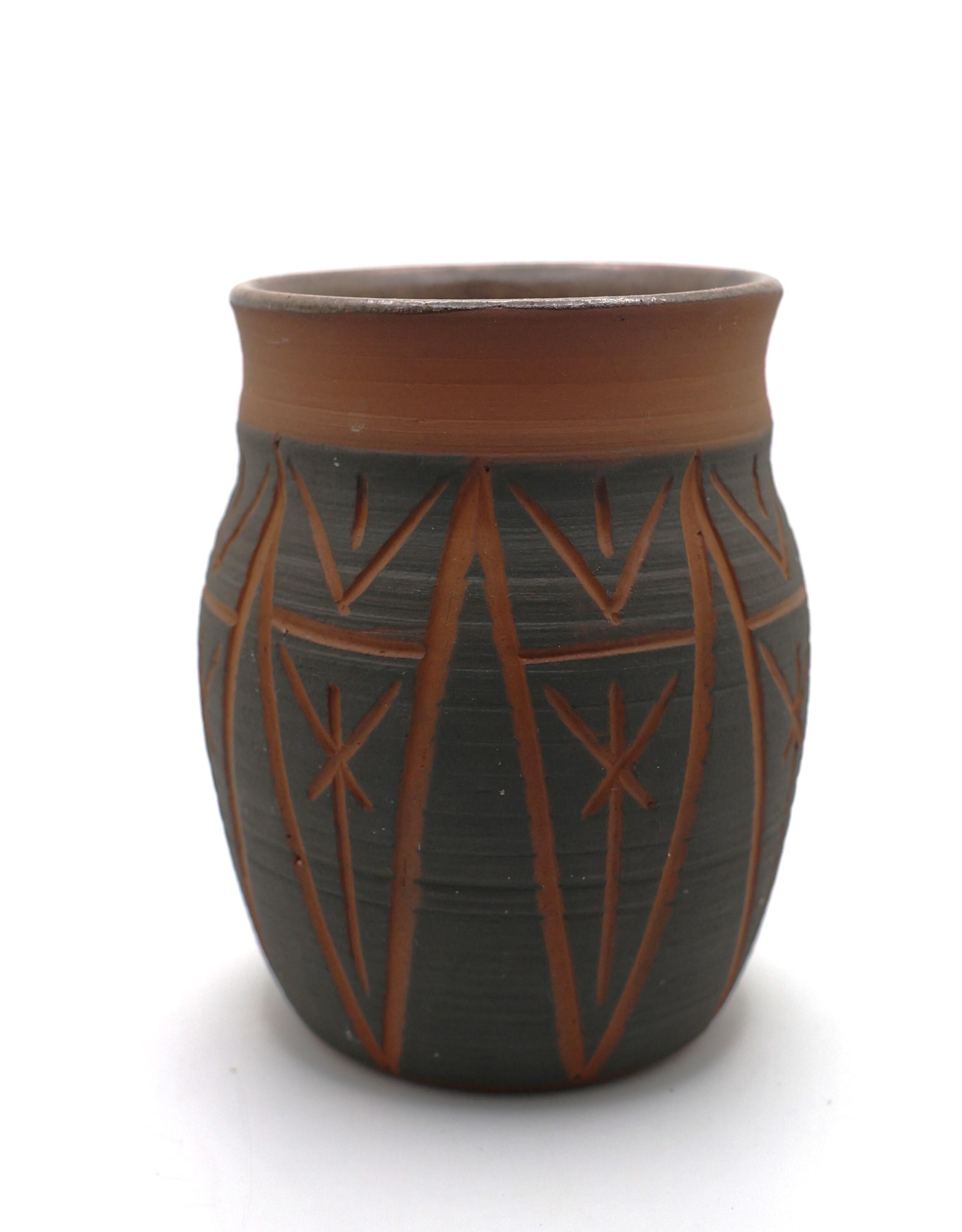 Wendat Huron Pottery Vase- Signed J Gros-loius. - Etsy