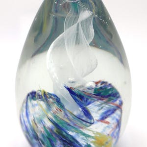 Pretty Vintage Egg-Shaped Paperweight