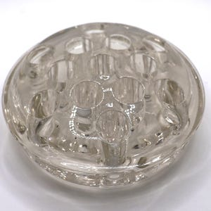 Vintage Flower Frog 4.75 inches round with 13 holes