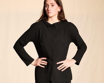 Geoffrey Beene Fall|Winter 1998 Crepe Fitted Evening Jacket