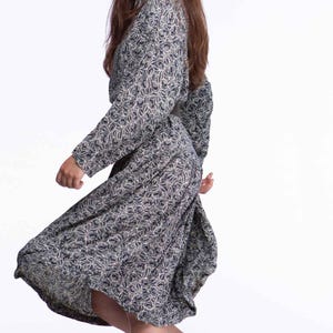 Krizia 1980s Floral Dress