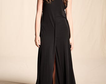 Chanel Spring 2000 Black Jersey Tent Dress