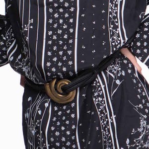 Gold 1980s Swirl Belt