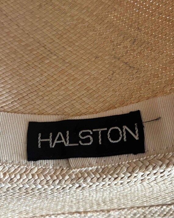 Halston 1970s Straw Hat - image 3