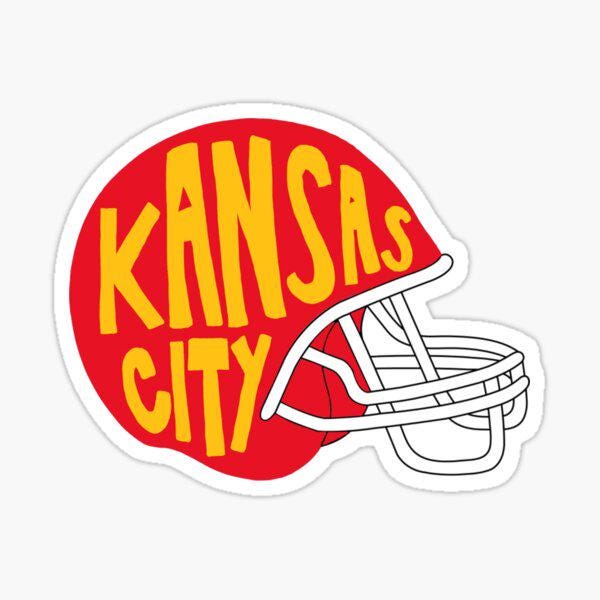 KC Chiefs Sticker, Laptop, Water Bottle, Waterproof, Vinyl
