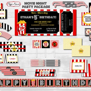 Concession Stand Banner - INSTANT DOWNLOAD Includes 2 Banners ...