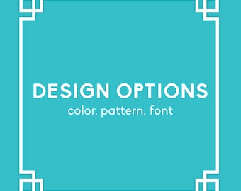 Design Change - color, pattern or font