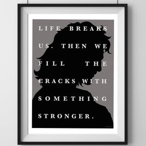 Kaladin Stormblessed Quote Poster, Stormlight Archives Brandon Sanderson Print Wall Art, Oathbringer Way of Kings Wind and Truth Art Gift