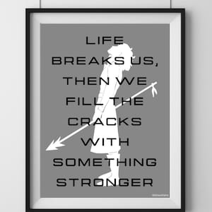 Kaladin Stormblessed Quote Fan Art Poster, Brandon Sanderson Stormlight Wall Art, Cosmere gift