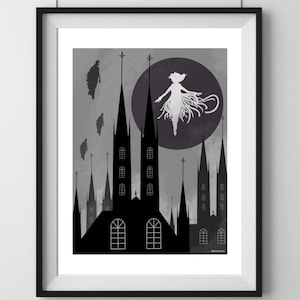 Mistborn Vin Poster, Cosmere Fan Art, Brandon Sanderson Luthadel Wall Art