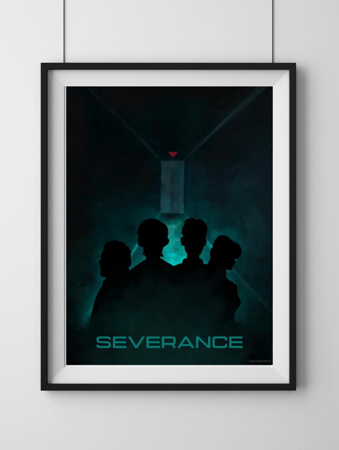 Severance Poster Fanart Gift TV Show Lumon Wallart Innie Macrodata ...