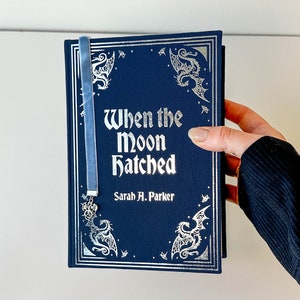 When the Moon Hatched Special Edition Book - Custom Book Binding - Bookish Gifts - Romantasy Custom Book - The Moonfall Series