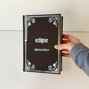 Eclipse Special Edition Book - Custom Book Binding - Bookish Gifts - Vampire Romance Custom Book - Twilight Saga