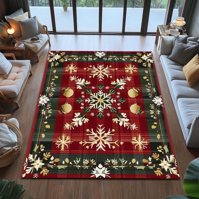 Christmas Rugs - Etsy