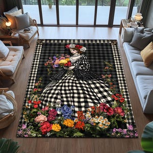 Ballerina Rug, Modern Home Carpets, Kitchen Rugs, Decorative Rug, Living R