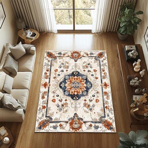 Gray Rug With Unique Design, Gray Area Rug, Modern Rug, Neutral Gray Carpet, Unique Pattern, Living Room Rug, Area Rug
