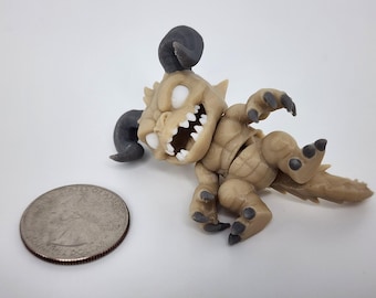 3D Printed Mini Toy Deathclaw (not keychains)