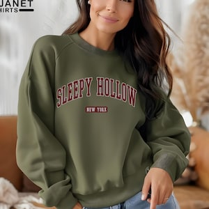 Sleepy Hollow New York Sweatshirt, Headless Horseman Sweater, Dead and Breakfast, American Gothic, Spooky Fall Crewneck, Scary Movie Tee