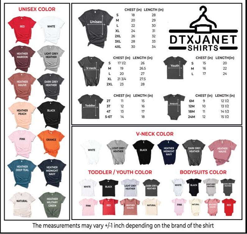 a poster showing different types of t - shirts