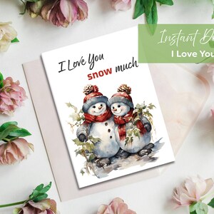 Ti amo Card / Biglietto d'amore stampabile / Ti amo molto / Divertente biglietto d'amore con gioco di parole / Biglietto di anniversario / Adesivi stampabili gratuiti