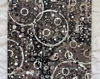 Cola on Ice — Original Abstract Acrylic Painting — Panel Artwork