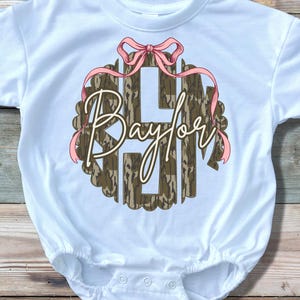 Camo custom monogram png, personalized camo monogram