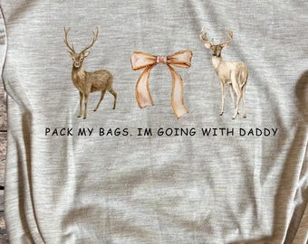 pack my bags png, hunting,girl,daddy daughter
