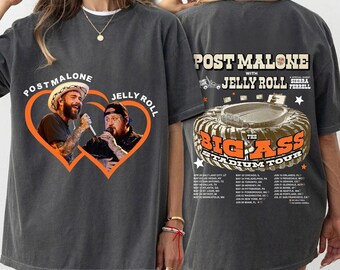 Post Malone Jelly Roll Shirt, Jelly Roll Concert Tshirt, Post Merch, Posty Shirt, Western Graphic Tee, Country Music Tour