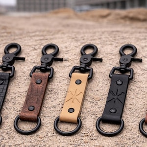 Leather Keychain