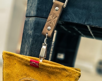 Leather Keychain Glove Clip